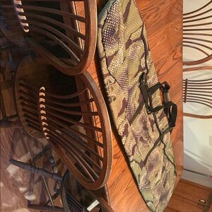 Burton Green and Brown Camouflage Snowboard Bag